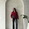 rode blouse