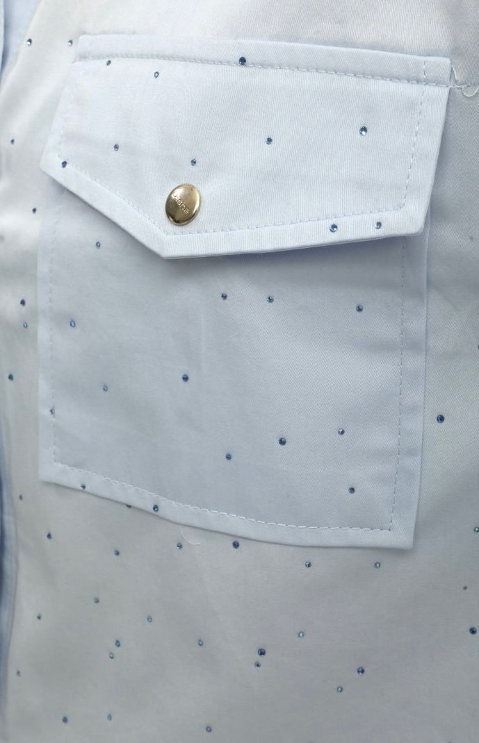Blauw blouse