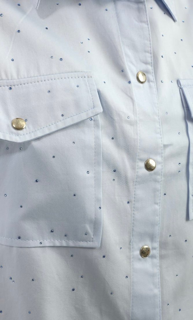 Blauw blouse